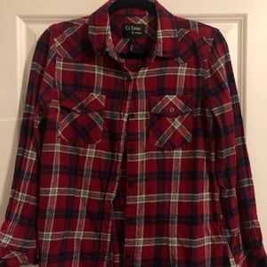 Flannel button down